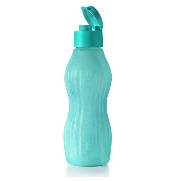 NWT Tupperware XtremAqua Freezable Medium Bottle 30oz Caribbean Sea Aqua Blue - Picture 2 of 16